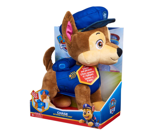 Spin Master Psi Patrol Pluszak Interaktywny Chase - 1059374 - zdjęcie 2